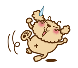 Putaro the Poodle E sticker #572104