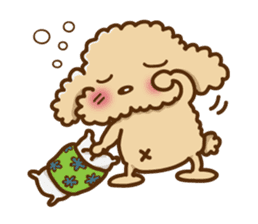 Putaro the Poodle E sticker #572105