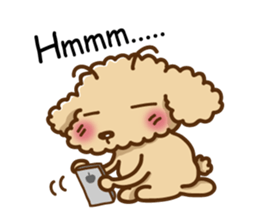 Putaro the Poodle E sticker #572106