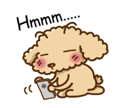 Putaro the Poodle E sticker #572106