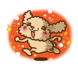Putaro the Poodle E sticker #572107