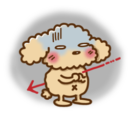 Putaro the Poodle E sticker #572108