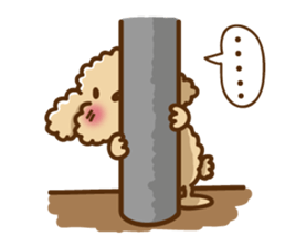 Putaro the Poodle E sticker #572110