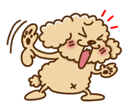 Putaro the Poodle E sticker #572112