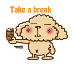 Putaro the Poodle E sticker #572113