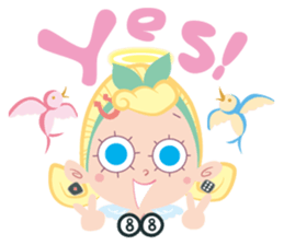 Angel & Devil girls sticker #572234