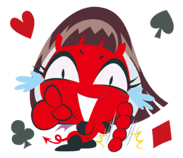 Angel & Devil girls sticker #572239