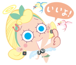 Angel & Devil girls sticker #572240