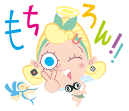 Angel & Devil girls sticker #572242