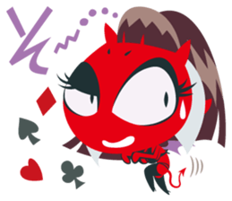 Angel & Devil girls sticker #572257