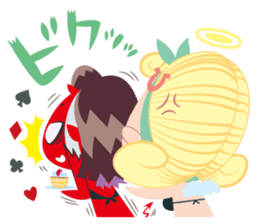 Angel & Devil girls sticker #572267