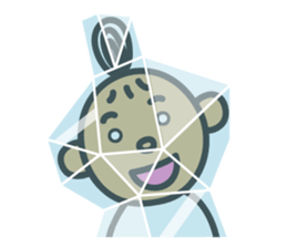 Energetic girl sticker #572524