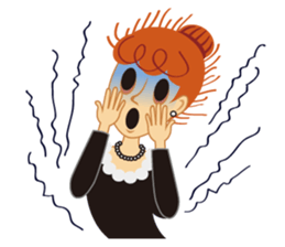 Red Hair Girl sticker #573056