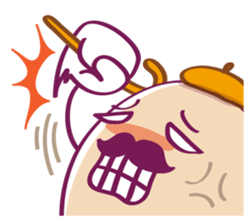 Mr. PURPLE EGG sticker #573163