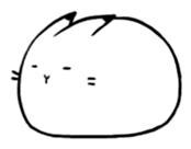 south pole rabbit sticker #573354