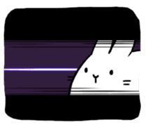 south pole rabbit sticker #573355