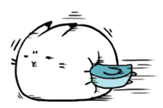 south pole rabbit sticker #573357