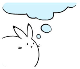south pole rabbit sticker #573367