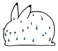 south pole rabbit sticker #573381