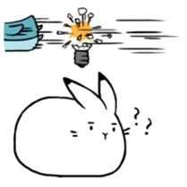 south pole rabbit sticker #573383