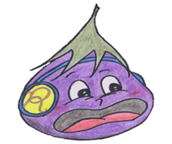 The RU eggplant sticker #574514