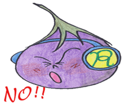 The RU eggplant sticker #574521