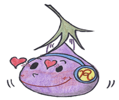 The RU eggplant sticker #574522