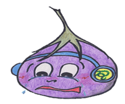 The RU eggplant sticker #574526