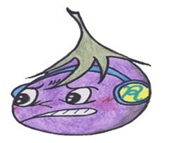 The RU eggplant sticker #574527