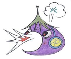 The RU eggplant sticker #574534