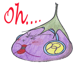 The RU eggplant sticker #574538