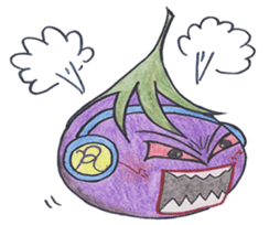 The RU eggplant sticker #574539