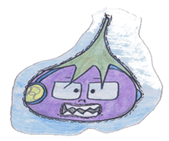 The RU eggplant sticker #574546