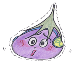 The RU eggplant sticker #574548