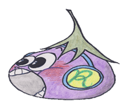 The RU eggplant sticker #574553