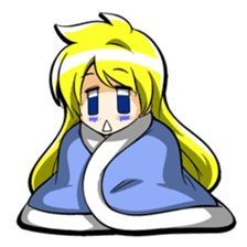 Blond hair saki. sticker #575047