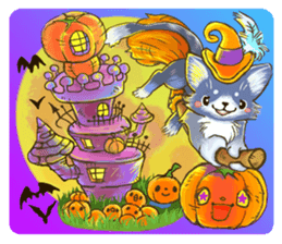Miki's Halloween,Party Japanese version sticker #575211