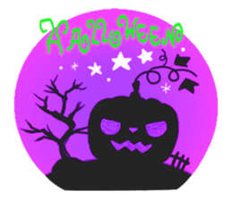 Miki's Halloween,Party Japanese version sticker #575217