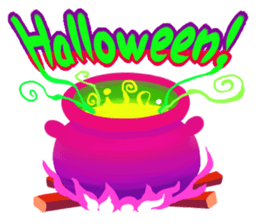 Miki's Halloween,Party Japanese version sticker #575226
