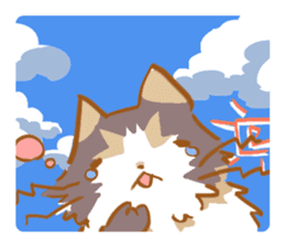 FUN FUN CAT! sticker #575434