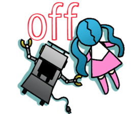 Robot & Roid sticker #575625