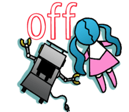 Robot & Roid sticker #575625