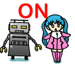 Robot & Roid sticker #575626