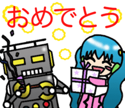 Robot & Roid sticker #575627
