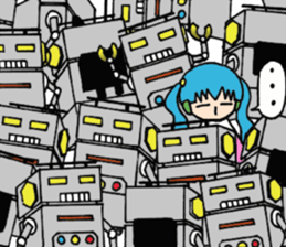 Robot & Roid sticker #575633