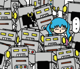 Robot & Roid sticker #575633