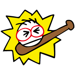 Kira-kun loves baseball.