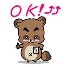 KIYO-DANUKI -KIYOSHI THE RACCOON DOG- sticker #576253