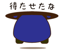 Cute Blue Car Japanese Ver. sticker #577093