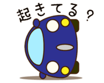 Cute Blue Car Japanese Ver. sticker #577107